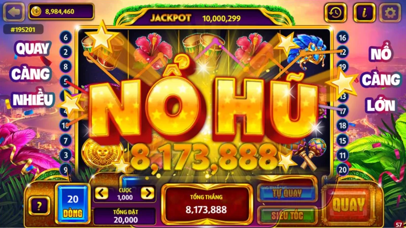 Các tựa game nổ hũ Hubet có tỷ lệ hoàn trả cao nhất đang khuấy đảo cộng đồng cược thủ